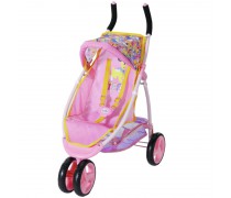 Sulankstomas vežimėlis su stogeliu - lėlei 43 cm | Baby Born | Zapf Creation 828656